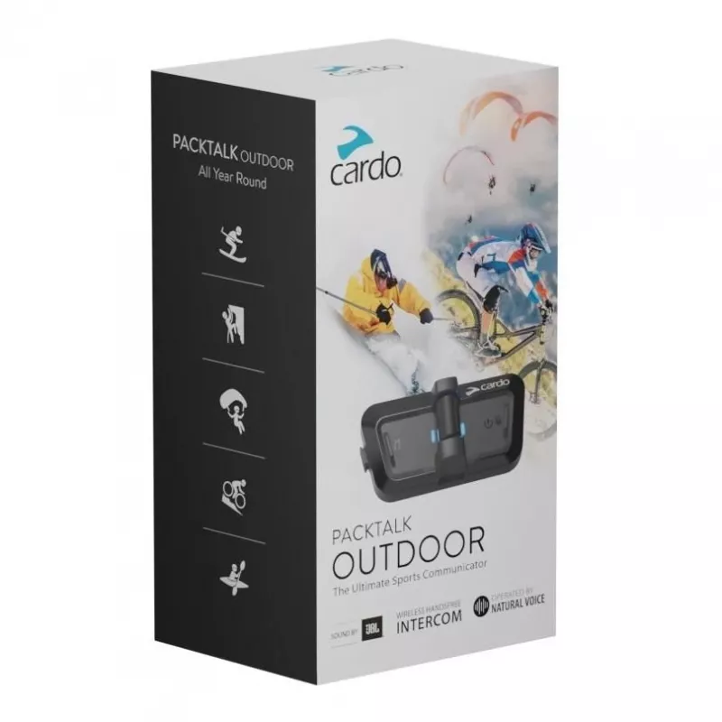 CARDO PACKTALK OUTDOOR SINGLE Motorrad-Intercom