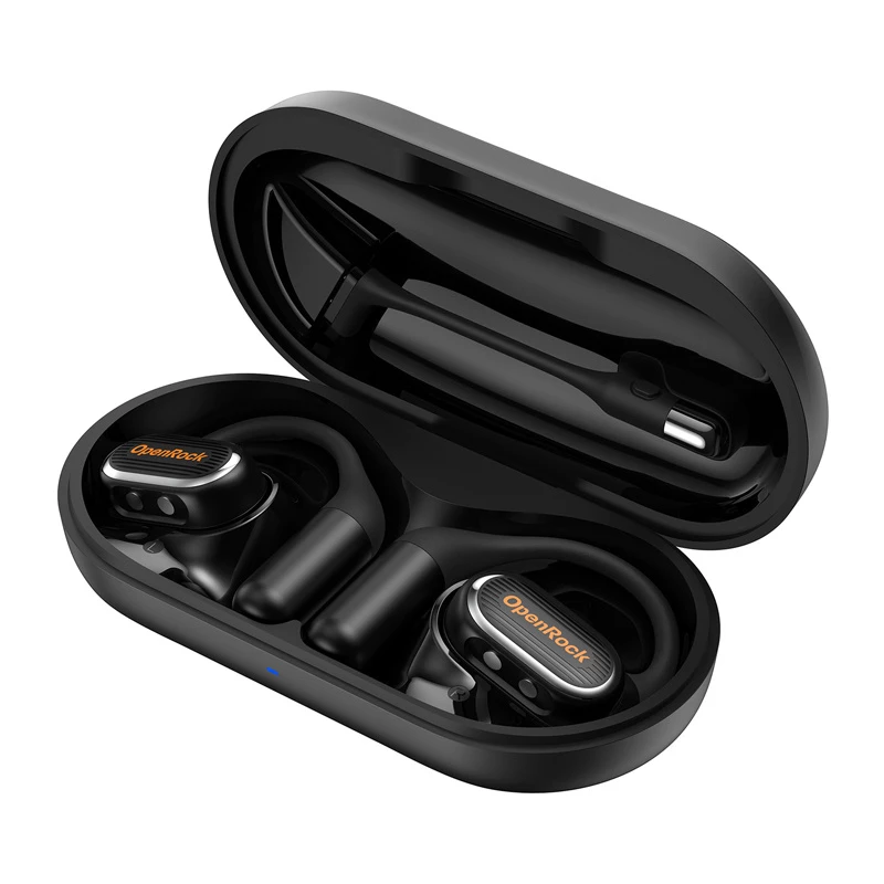 OneOdio OpenRock Link 20 kabellose Open-Ear-Kopfhörer, Schwarz