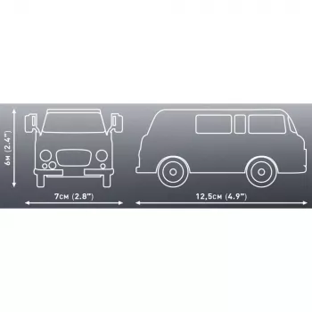 Konstruktionsspielzeug Cobi Barkas B1000 24600 Modellbausatz Maßstab 1:35, detaillierte Bausteine