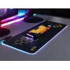 TRACER GameZone Hexy1 RGB Maus- und Tastaturunterlage, 80 x 30 x 0,4 cm, Schwarz