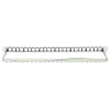 Intellinet 721011 Leeres Keystone-Patchpanel, 24-Port, 0,5U, geschirmt, 19 Zoll
