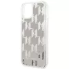 Karl Lagerfeld KLHCP14MLMNMS iPhone 14 Plus 6.7 Hardcase Silber / Silber Liquid Glitter Monogram