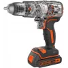 Pistolengriff-Bohrmaschine Black & Decker BCD383D2XK-QW 18 V, 2 Ah x2, 13 mm Bohrfutter, orange