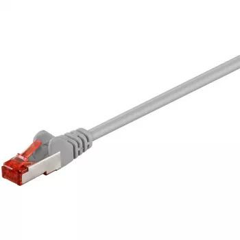 Wentronic Goobay CAT 6 Patchkabel, S/FTP (PiMF), Grau, 1 m - CCA-Kupfergemisch (93569)