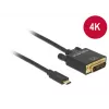 USB-C auf DVI Adapter DeLOCK 1m 85320