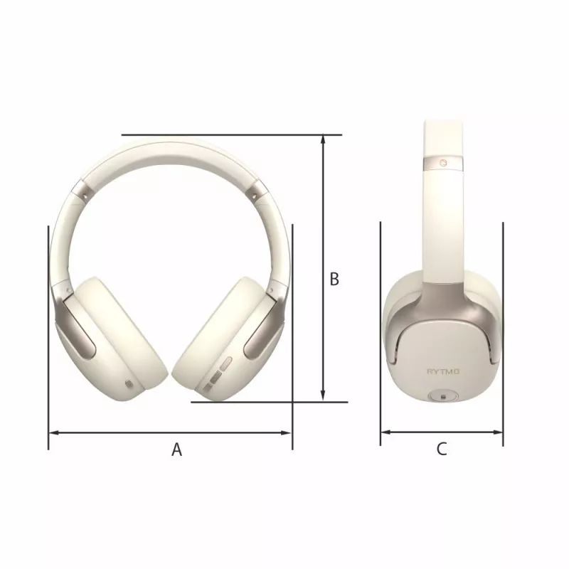 Kopfhörer Manta HDP1001CR Rytmo Elegance Cream