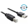 USB-Kabel DeLOCK 2 m USB 2.0 A - B m/m