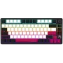 LORGAR KBP7075W kabellose mechanische 75-%-Gaming-Tastatur, Schwarz/Rot, EN