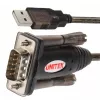 UNITEK Y-105A serielles Kabel Schwarz 1,5 m USB Typ-A DB-9