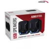 Audiocore AC865B 2.0 USB-Computers Lautsprecher, 6 W, Schwarz/Blau