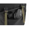 NATEC Niala NTO-2239 Laptop-Rucksack 39,6 cm (15,6 Zoll), 18 L, spritzwassergeschützt, recyceltes Polyester, Schwarz/Dunkelgrün