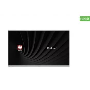 Interaktives Display AVTEK TS 8.1 EASY 75 75 Zoll 3840x2160 60Hz IR Touchscreen Wi‑Fi 20-Punkt, 400 cd/m², 24/7, VESA 600x400