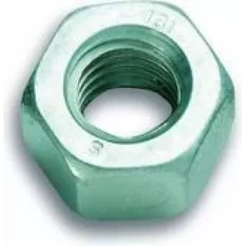 Sechskantmutter cimco M4, galvanisierter Stahl, metallische Oberfläche, 1 Stück
