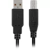 USB-Kabel Sharkoon USB 2.0 1 m USB A USB B Schwarz