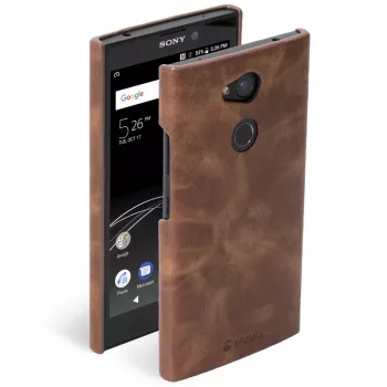 Cover Krusell Sunne für Sony XPERIA L2 14 cm (5,5 Zoll) Braun