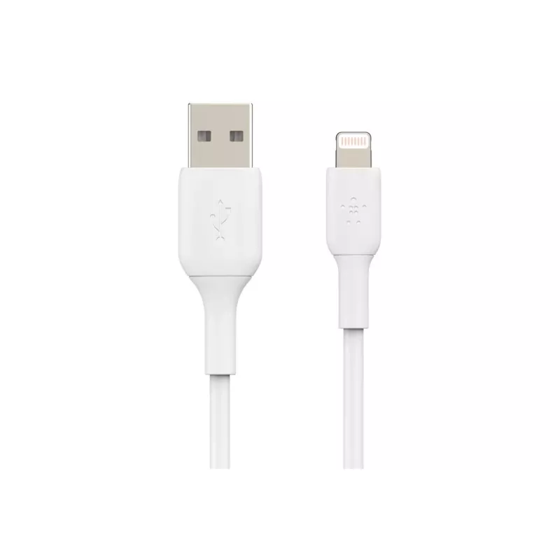 Belkin PVC USB-A auf Lightning 2m Weiß