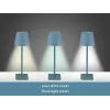 Beper P207ILI200 Wiederaufladbare LED-Tischleuchte, Touch-Schalter, dimmbar, Schieferblau