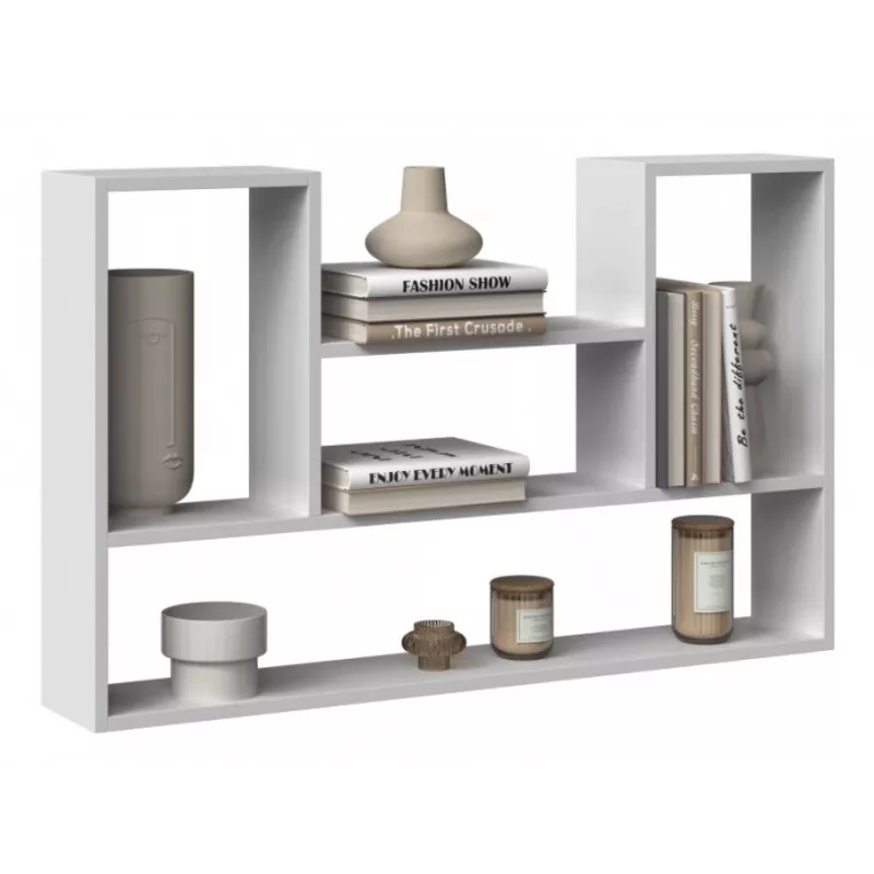BILBAO 4P hanging rack 100x16x60 cm, Weiß
