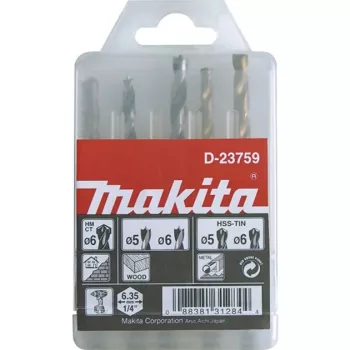 Makita Bohrersatz - 5-teilig - 5 mm 6 mm