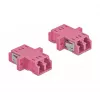 Glasfaser-Steckverbinder LC Buchse–Buchse DELOCK 86537 OM4, 2er-Pack