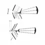 Libox LB2000 Fernsehantenne für außen, Dual, 32 dB