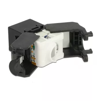 Delock 86267 Keystone-Modul RJ45 auf LSA Cat.6A UTP, schwarz