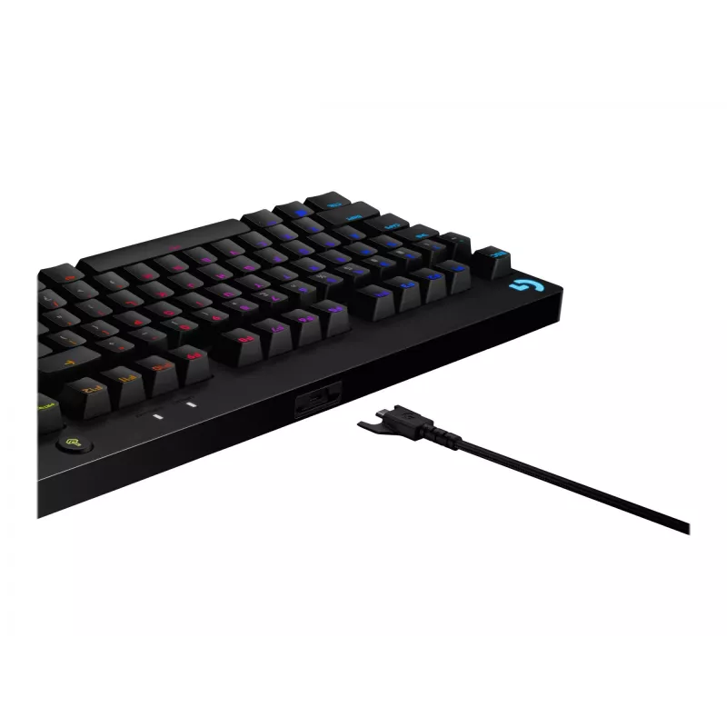 Logitech G PRO Gaming Tastatur - Tastatur - QWERTY - Spanisch - Schwarz (920-010593)