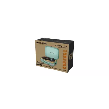 Muse MT-201WG Plattenspieler-Stereoanlage, USB-Anschluss, AUX-Eingang