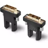 Lindy 10m Glasfaser-Hybrid-Mikro-HDMI-18G-Kabel mit abnehmbaren HDMI- und DVI-Anschlüssen