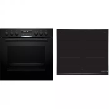 Bosch HEG578BB4 + NVQ645CB6E Kochgeräte-Set Zone-Induktionskochfeld Elektro