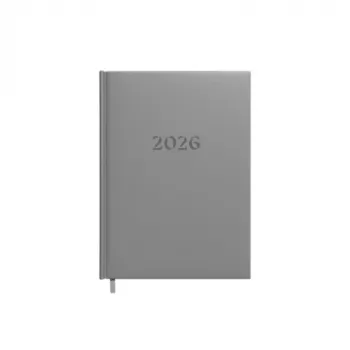 Planungsnotizbuch Kalender 2026 A5 grau