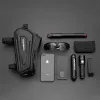 Rockbros B68 Fahrradrahmentasche Handytasche 1,7 l Schwarz