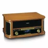 Lenco TCD-2571WD Plattenspieler mit Kassettendeck, DAB+, FM, Bluetooth, USB, 10 W, Holz