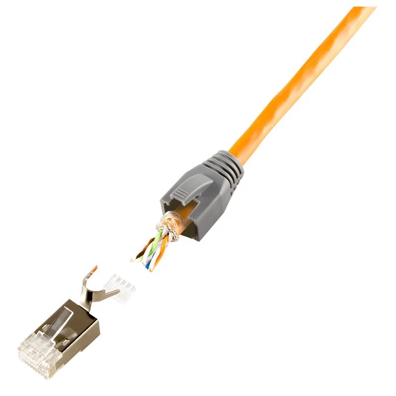 RJ45-Stecker Cat 6, 6A, 7 geschirmt, 50er-Pack