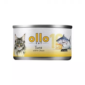 Ollo Tuna with Cheese in Broth Nr 10 70g
