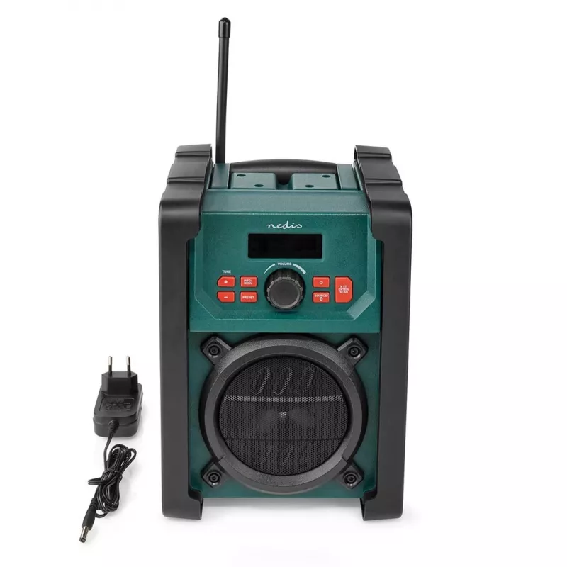 Radio Nedis RDDB3100GN 15W Bluetooth IP65 Schwarz/Grün