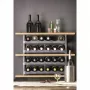 Tisch-Weinregal rotho VARIO für 6 Flaschen, faltbar, grau, 600×220×140 mm