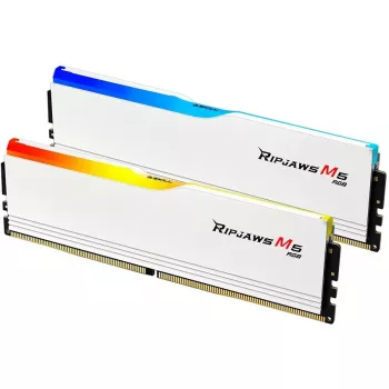 DIMM 32 GB DDR5-6000 (2x 16 GB) Dual-Kit, Arbeitsspeicher weiß, F5-6000J3636F16GX2-RM5RW, Ripjaws M5, INTEL XMP