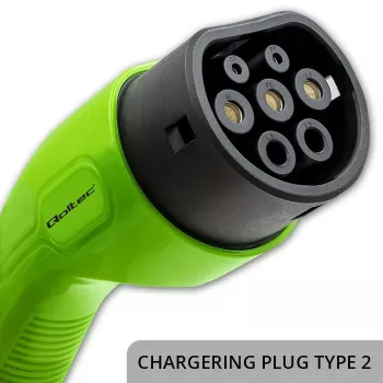 Elektroauto-Ladegerät QOLTEC 52478 11 kW Typ-2-Stecker 5 m Kabel