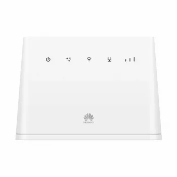 Tischrouter HUAWEI B311-221 Single-Band 2,4 GHz Wi‑Fi 4 (802.11n), Gigabit Ethernet, 4G LTE, SIM-Slot, RJ-11, 12V 1A, weiß