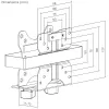 Mini-Computerhalterung MC-115W