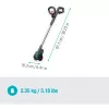 Gardena 14820-55 EasyWeed 1800/18V P4A solo Akku-Fugenbürste Unkrautentferner, ohne Akku und Ladegerät, grau/türkis