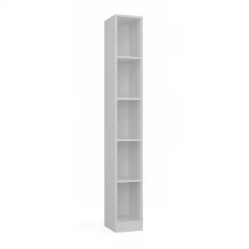 top e shop Bücherregal REGAŁ R25 25 cm Weiß – einteiliges Bücherregal