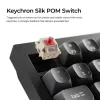 Mechanische Tastatur Keychron V3 Ultra 8K — Kabelgebunden & Bluetooth, QWERTY-Layout, RGB LED, Schwarz