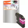 Peach PI500-89 kompatible Tintenpatrone für Brother LC-125XL, XL, 15 ml, Magenta
