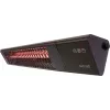 Infrarotheizung SUNRED PRO25W-SMART, wandmontiertes Dreieck dunkel, 2500 W, schwarz, IP55