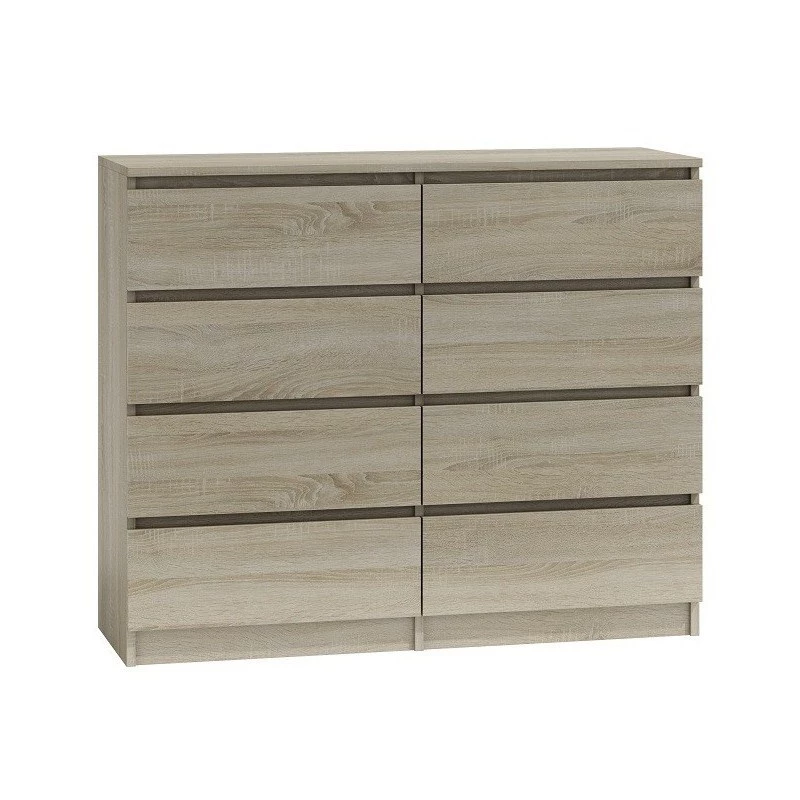 Kommode top e shop Malwa M8 120 cm in Sonoma-Eiche — große Kommode
