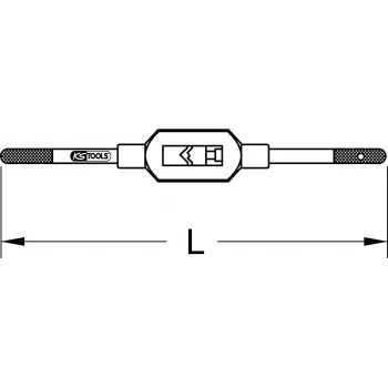 KS Tools verstellbarer Gewindebohrerschlüssel M5-M20 (331.0015)