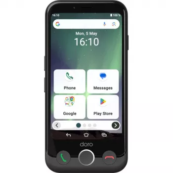 Smartphone Doro Aurora A10 4.5 Zoll 4 GB 64 GB Schwarz