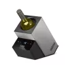 Caso | Weinkühler | WineCase Deluxe Edelstahl | Flaschenkapazität 1 | Schwarz/Silber